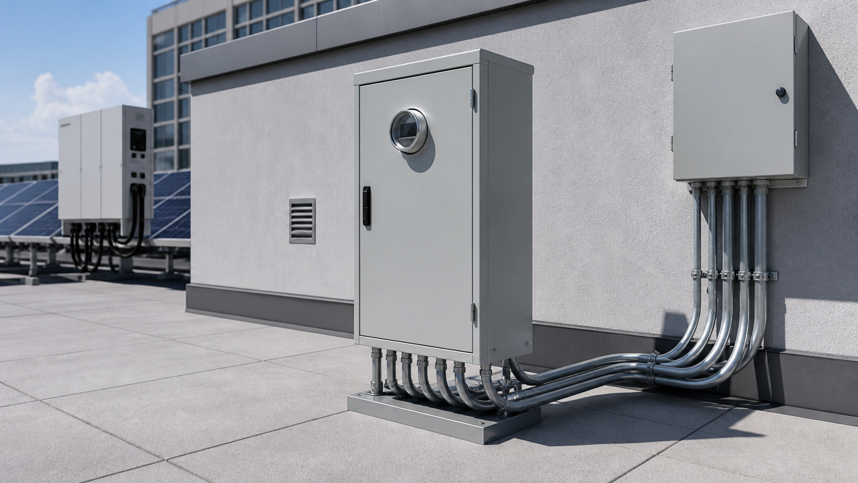 Unbranded photovoltaic engineering context for Commercial PV Reverse-Flow Prevention at the Grid-Tie Point