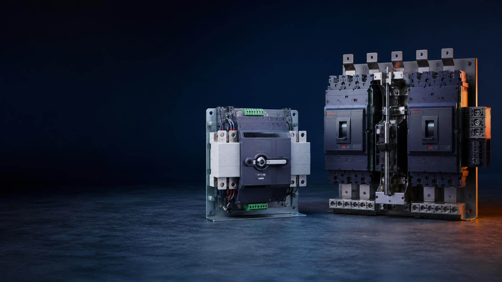 PC-class and CB-class transfer switch assemblies