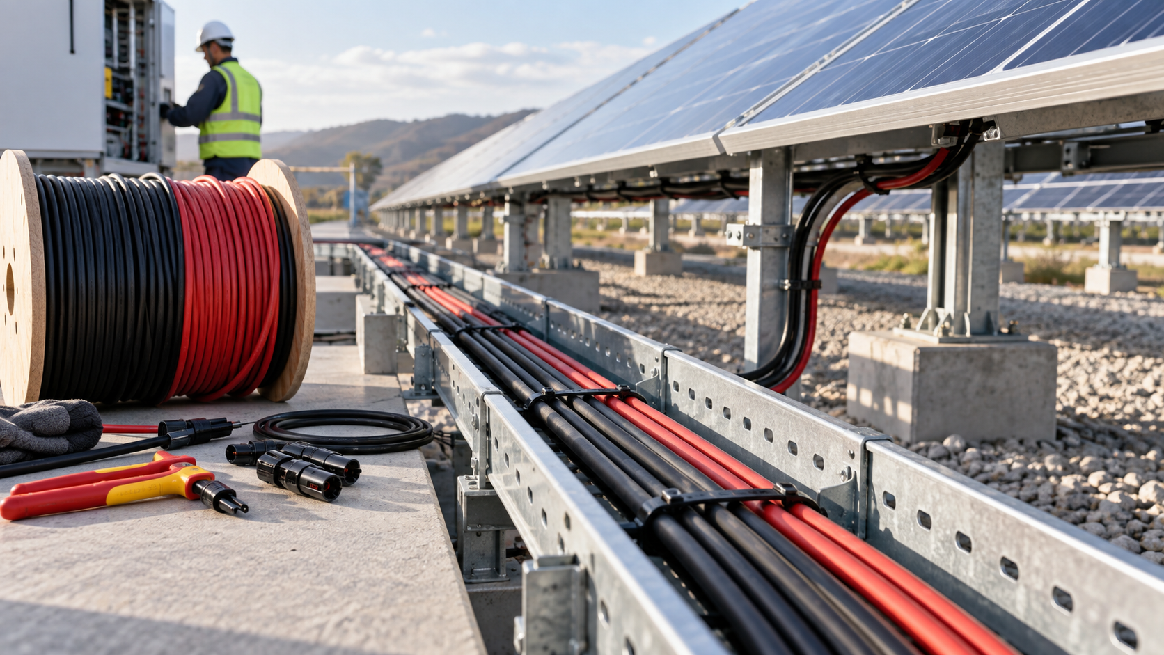 PV engineering context for Solar DC Cable Sizing: 2.5–10 mm² and Voltage Drop