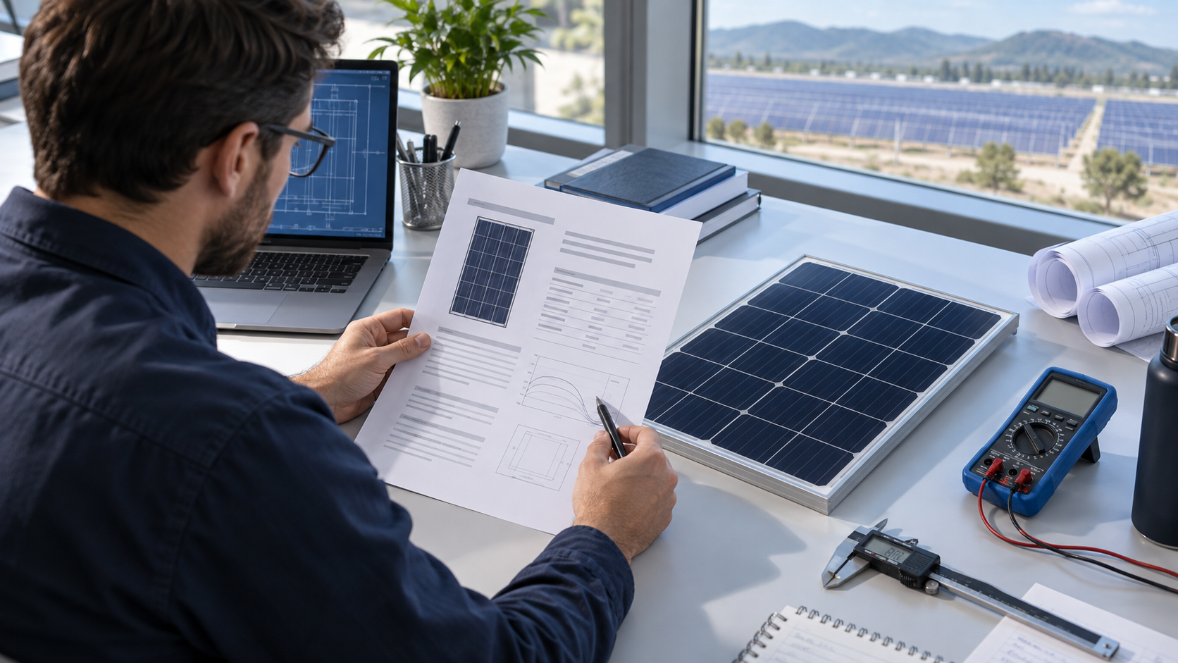 PV engineering context for Solar Panel Datasheet: Every Spec Explained (Voc, Vmpp, Isc)