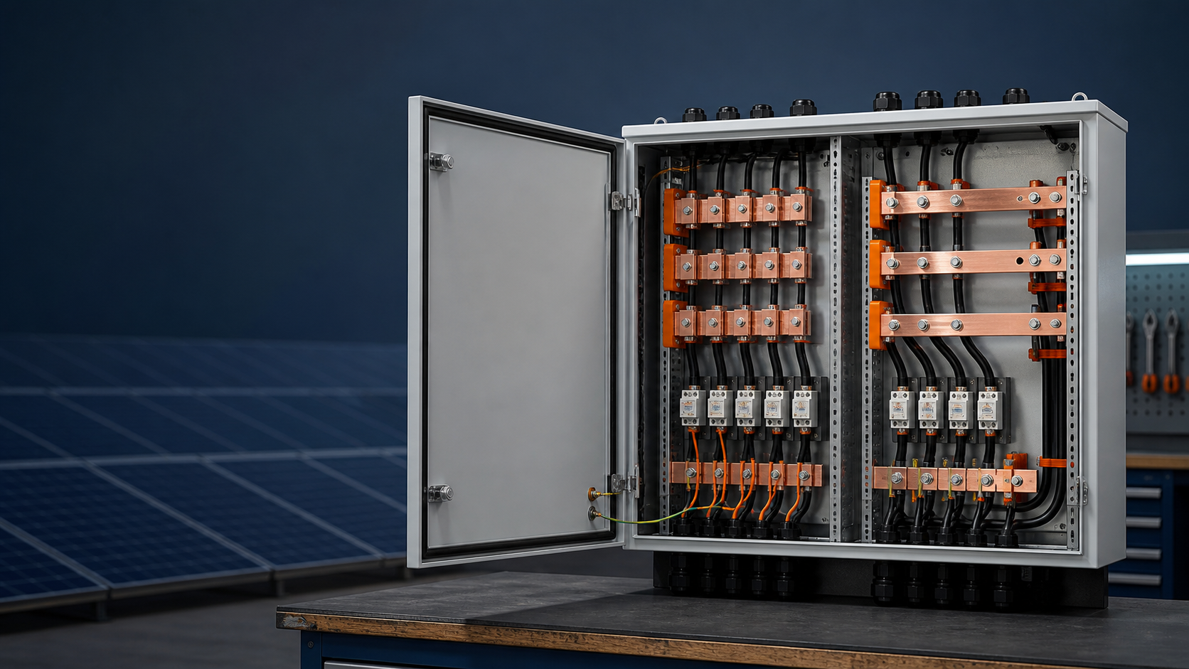 PV combiner engineering context for 1000V vs 1500V Combiner Box Clearance and Insulation