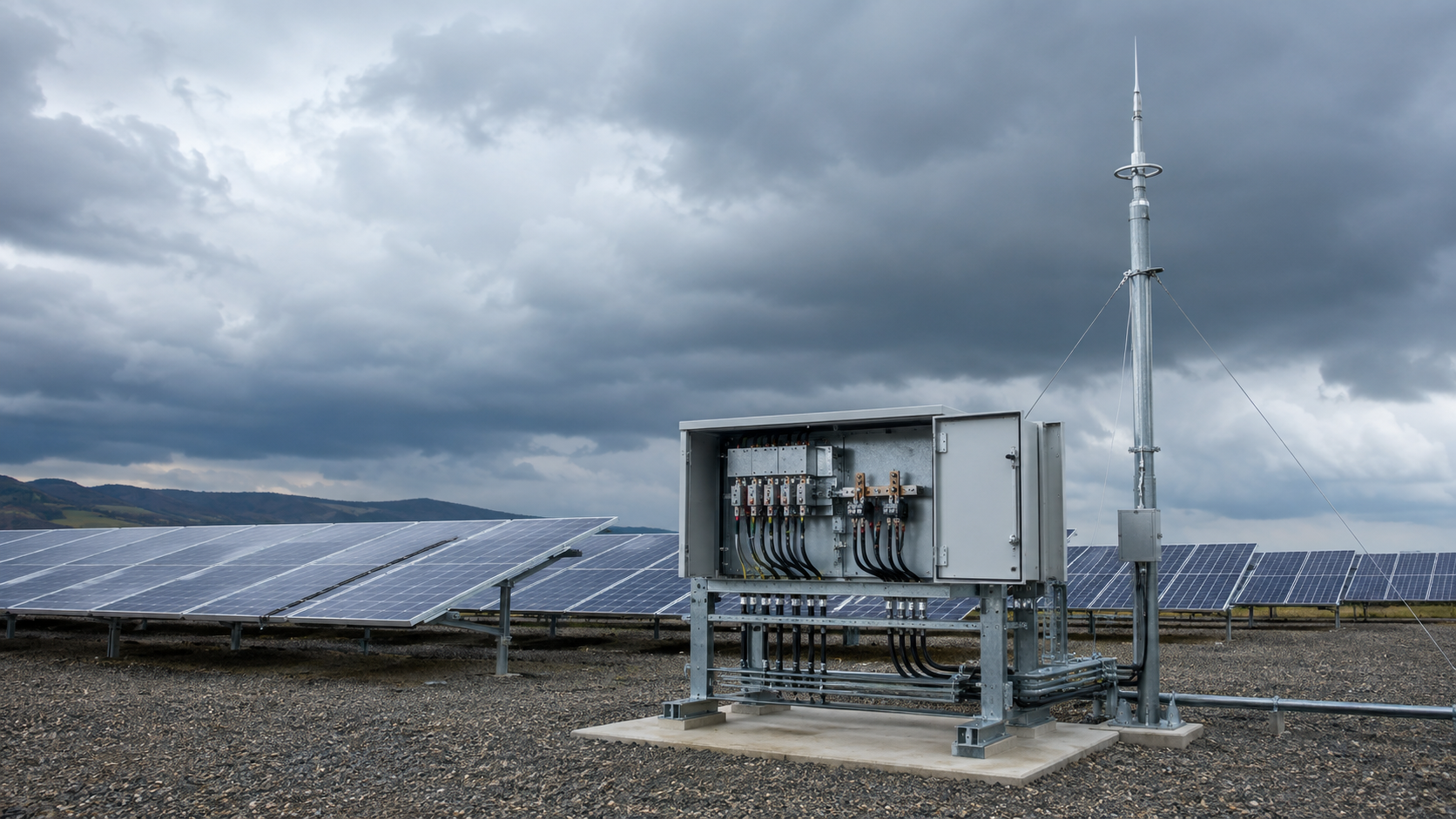 PV combiner engineering context for Combiner Box Lightning Protection Design