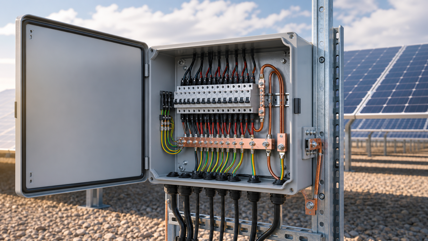 PV combiner engineering context for PV Combiner Box Grounding and Bonding Guide