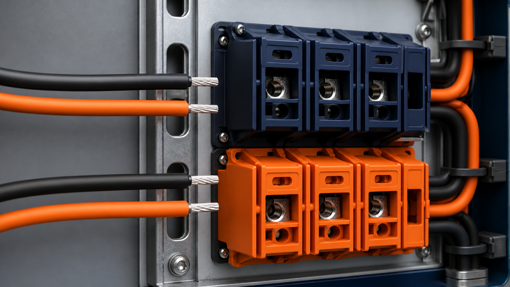 Engineering detail related to Preventing Reverse Polarity in Combiner Box Wiring
