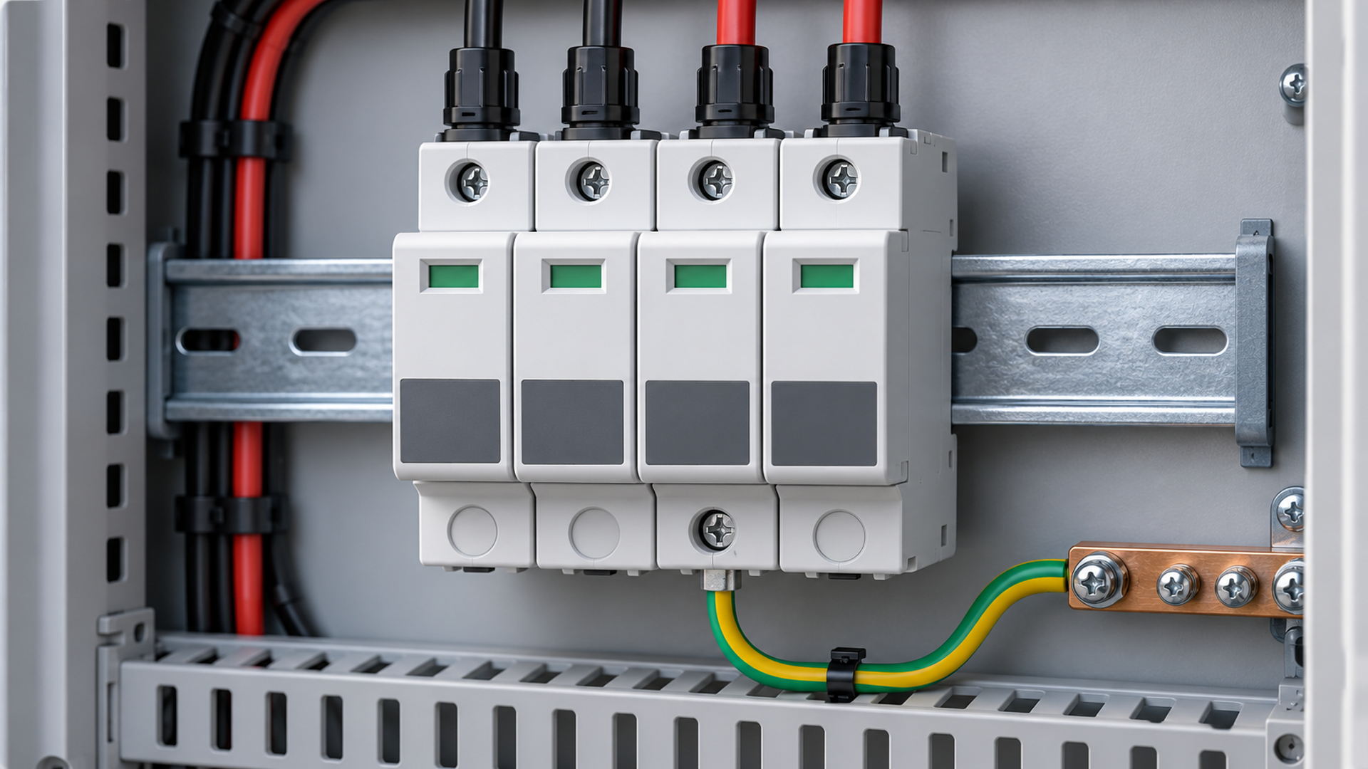 IEC 61643-31 PV SPDs: Voltage Ratings and Test Scope — illustrative equipment context