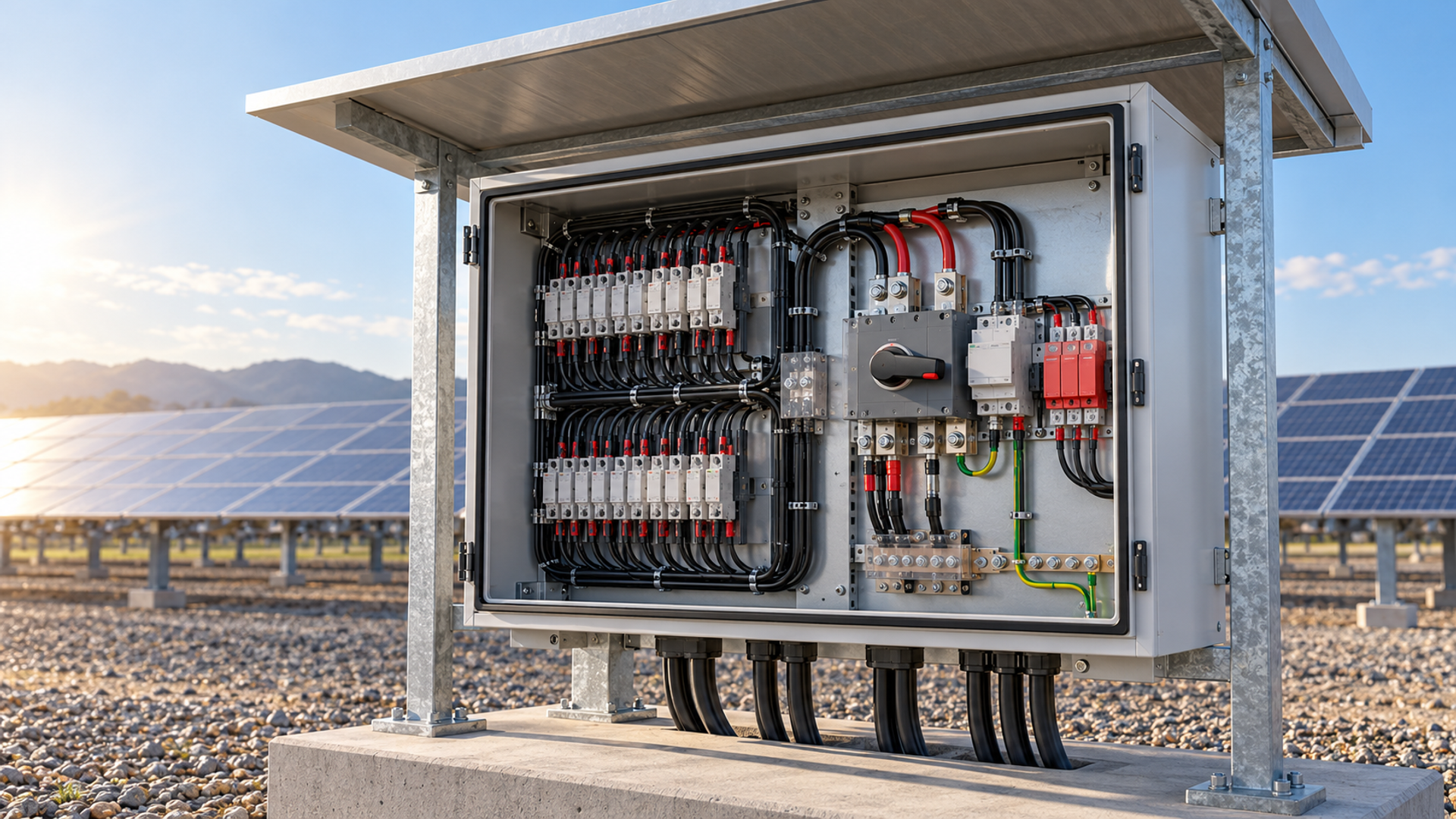 PV Combiner Box Thermal Rise and Temperature Management equipment review context
