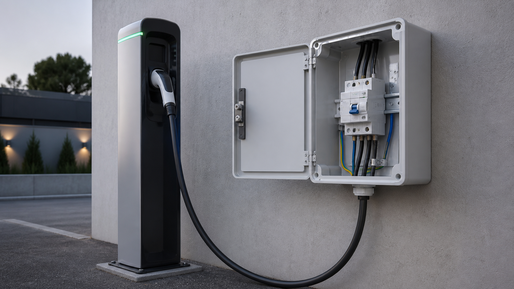 Changeover and transfer switching equipment in a low-voltage control cabinet