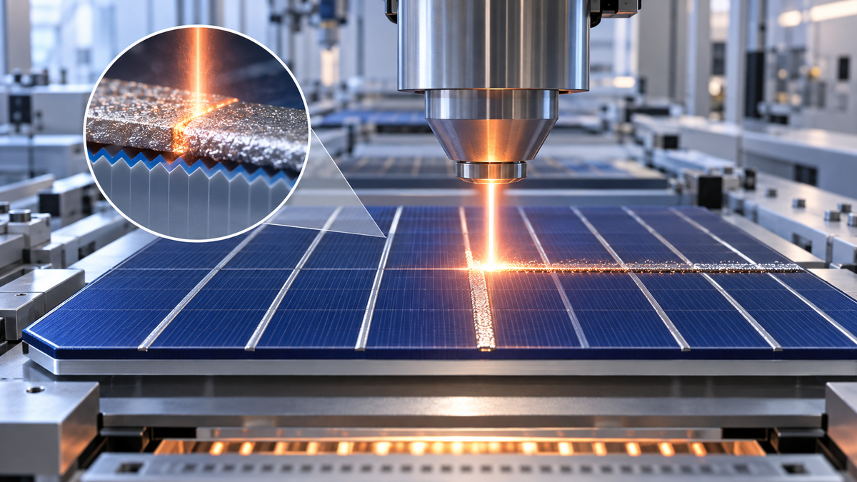 Laser-enhanced contact optimization on a TOPCon solar-cell production line
