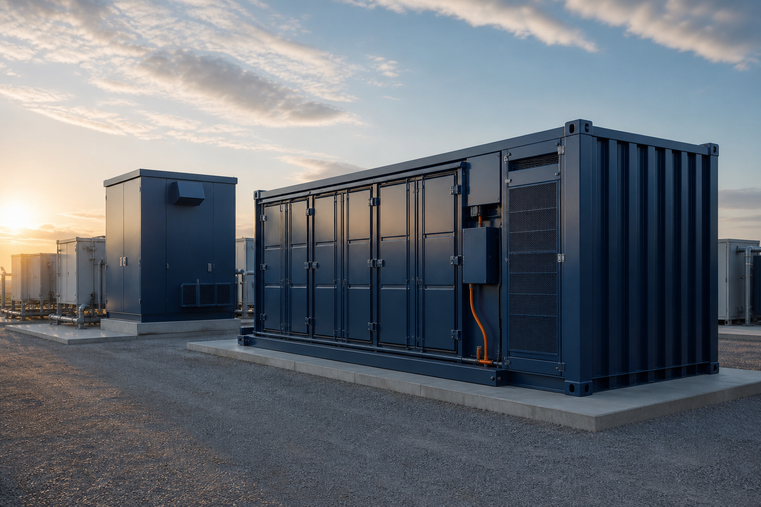 Battery energy storage container and hybrid power equipment